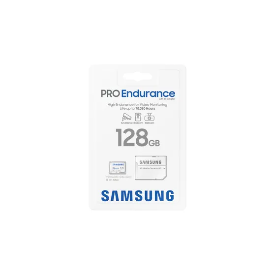 Samsung PRO Endurance + Adapter microSDXC 128GB