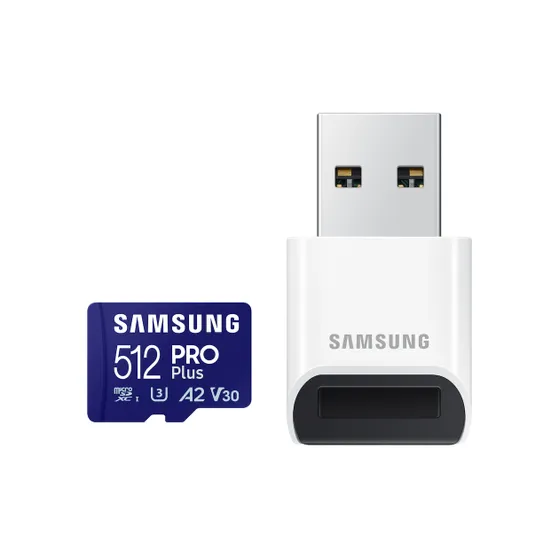 Samsung Pro Plus microSDXC 512GB + USB-adapter