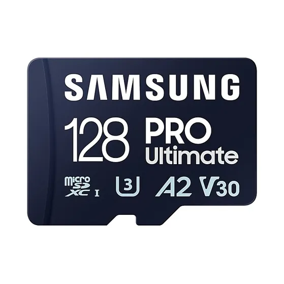 Samsung Pro Ultimate microSD card 128GB + USB-adapter