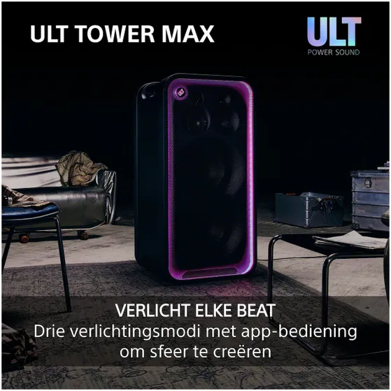 Sony ULT TOWER MAX Zwart