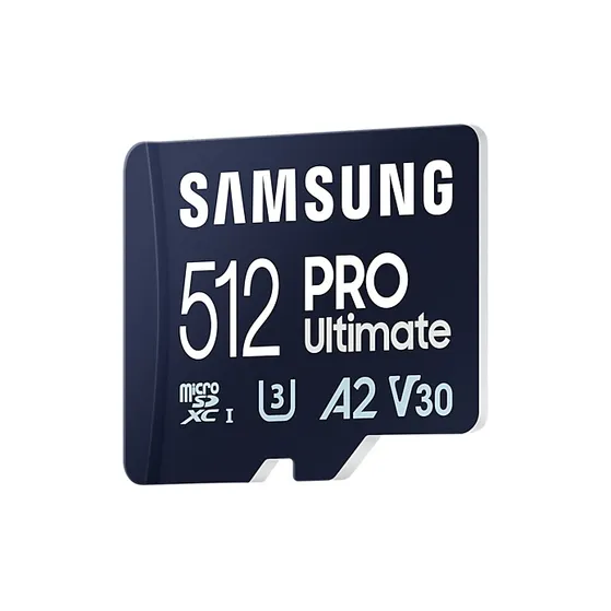 Samsung Pro Ultimate microSD card 512GB + USB-adapter