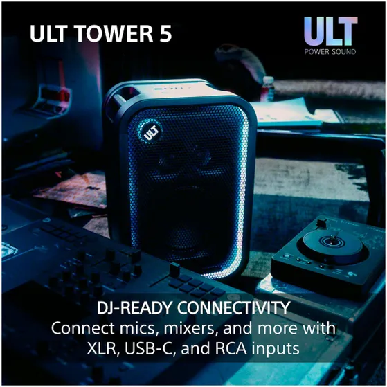 Sony ULT TOWER 5 Zwart