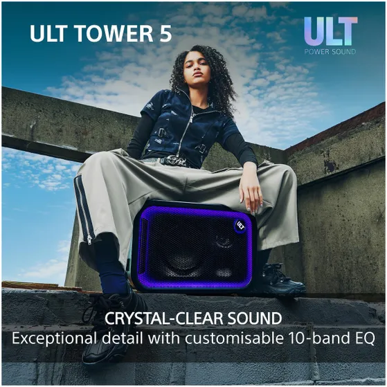 Sony ULT TOWER 5 Zwart