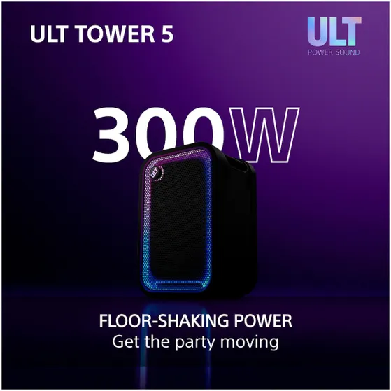 Sony ULT TOWER 5 Zwart