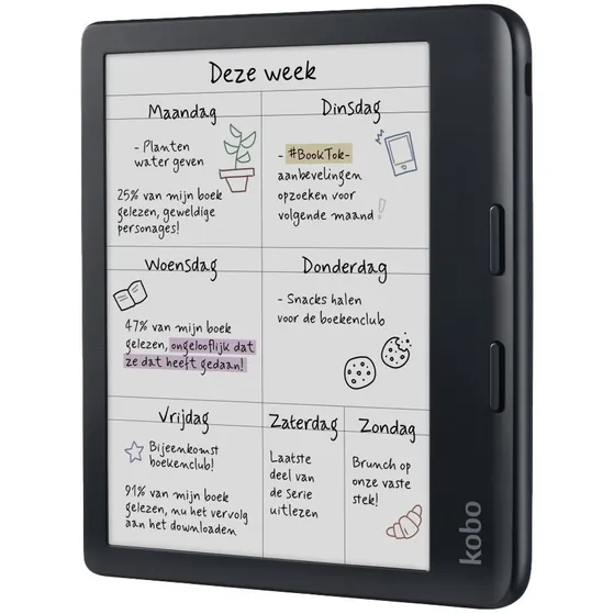 Kobo Libra Colour Zwart