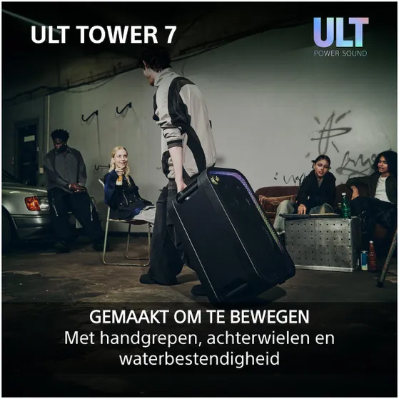 Sony ULT TOWER 7 Zwart