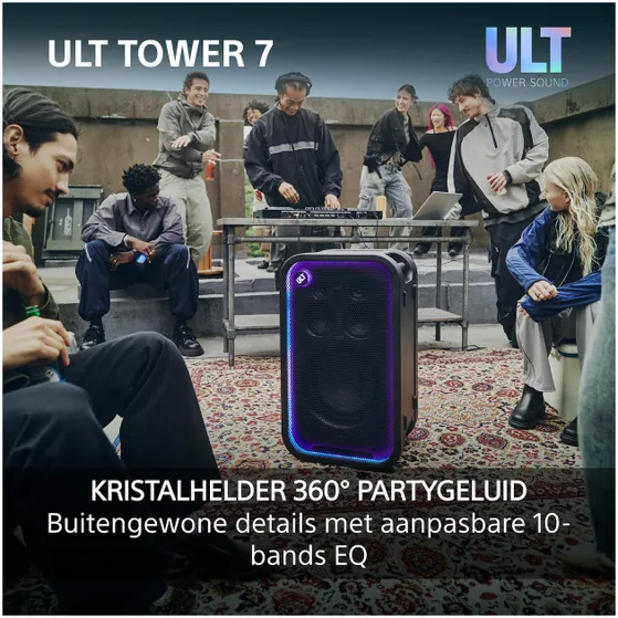 Sony ULT TOWER 7 Zwart