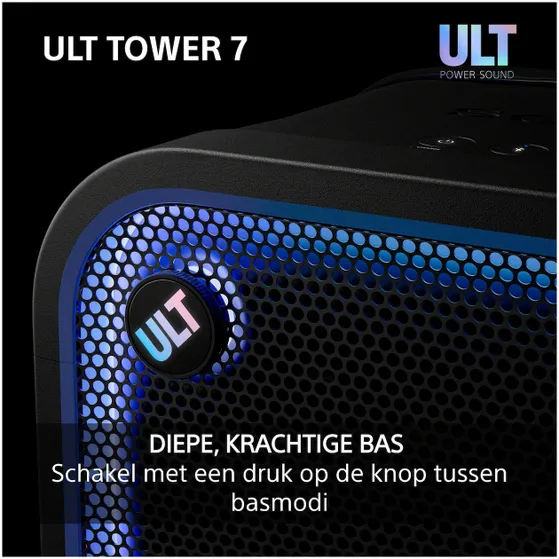 Sony ULT TOWER 7 Zwart