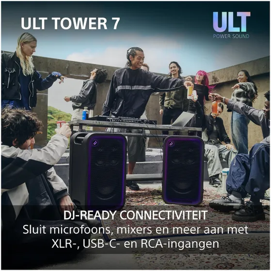 Sony ULT TOWER 7 Zwart