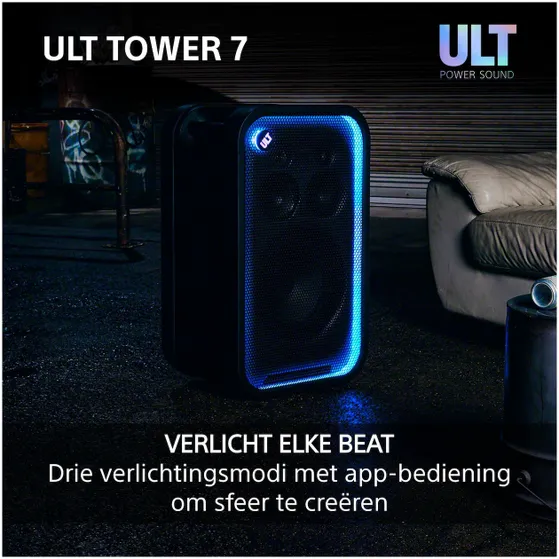 Sony ULT TOWER 7 Zwart