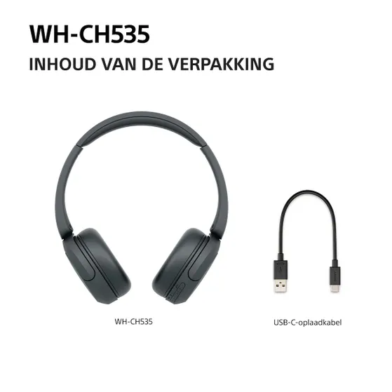 Sony WH-CH535B Zwart