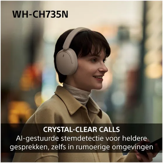 Sony WH-CH735N Zwart