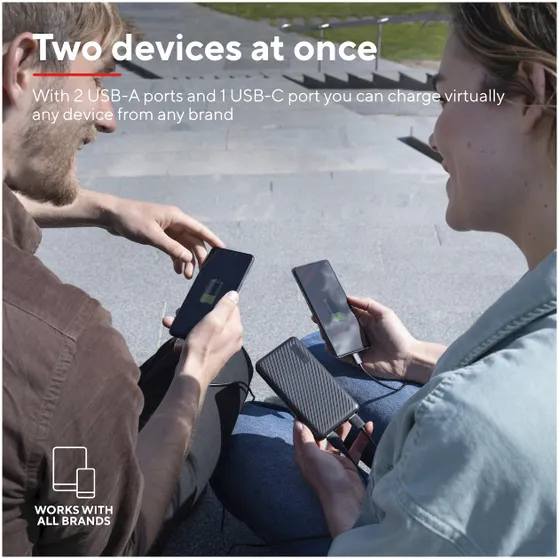 Trust Primo Powerbank 10.000 mAh Zwart