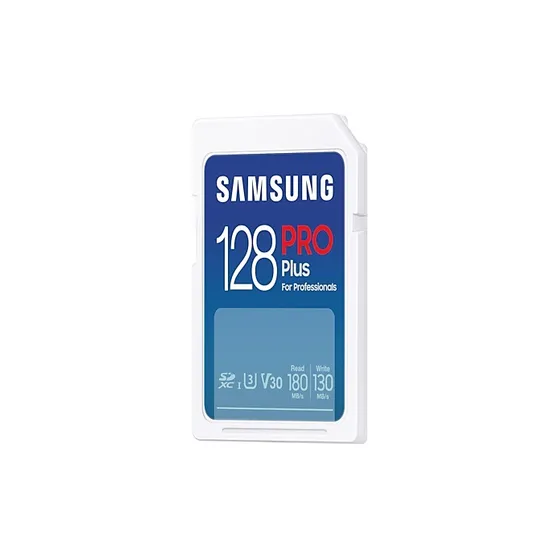 Samsung Pro Plus SD Card 128GB + Kaartlezer