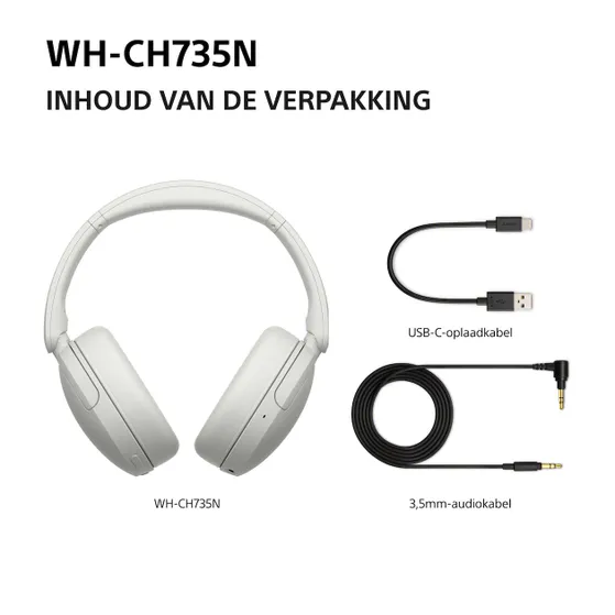 Sony WH-CH735N Wit