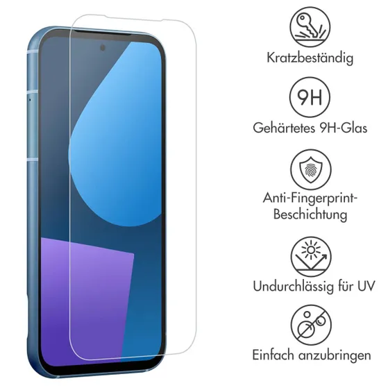 Accezz Gehard Glas Screenprotector Fairphone 5 Transparant