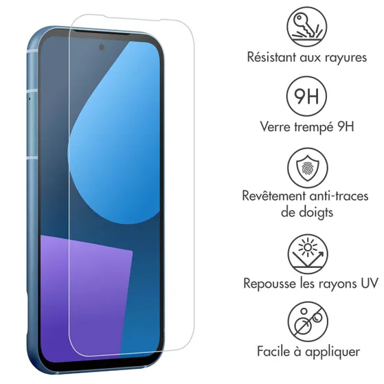 Accezz Gehard Glas Screenprotector Fairphone 5 Transparant