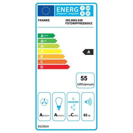 Franke FST DRIP-FREE 60 X/2