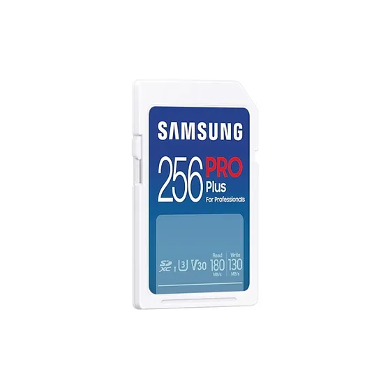 Samsung Pro Plus SD Card 256GB + Kaartlezer