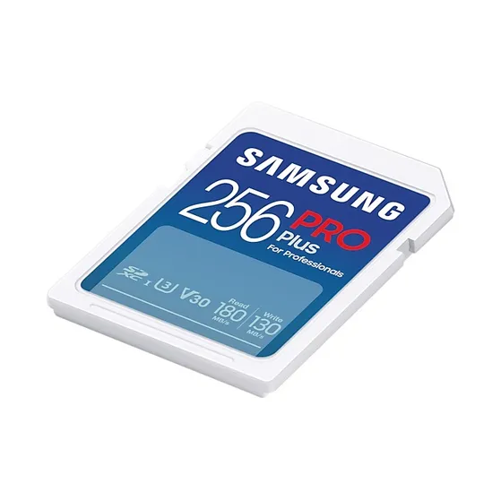 Samsung Pro Plus SD Card 256GB + Kaartlezer
