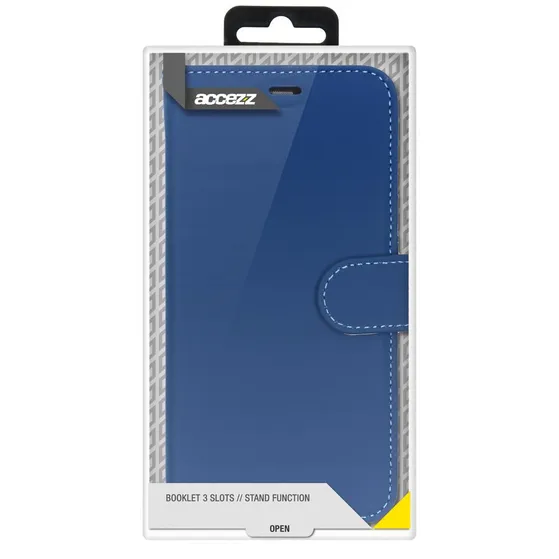 Accezz Wallet Case voor Apple iPhone 12 Pro Max Blauw