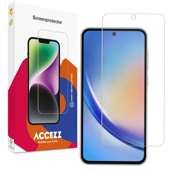 Accezz Gehard Glas Screenprotector Samsung Galaxy A35 / A55 Transparant