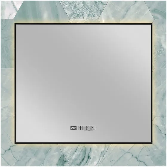 Eurom Sani 400 Mirror LED WiFi Zwart