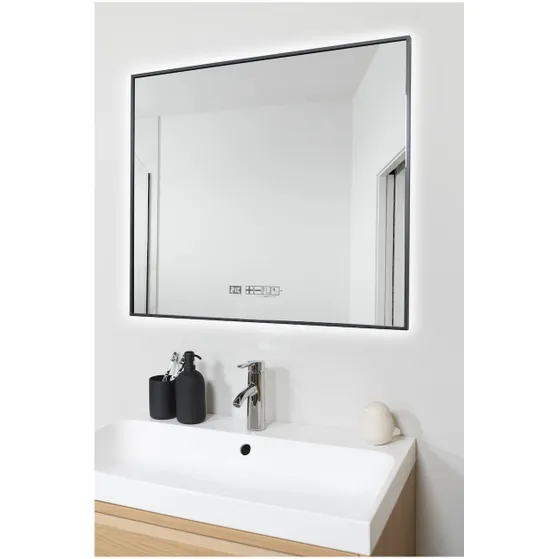 Eurom Sani 400 Mirror LED WiFi Zwart