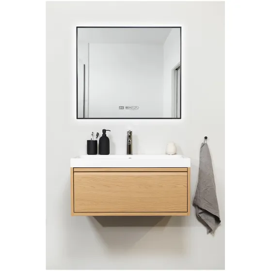 Eurom Sani 400 Mirror LED WiFi Zwart