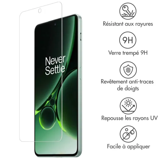 Accezz Gehard Glas Screenprotector OnePlus Nord 3 Transparant