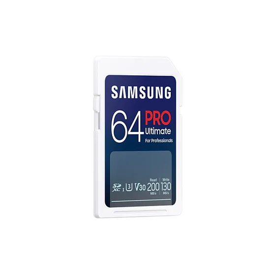 Samsung PRO Ultimate SD Card 64GB + USB-kaartlezer
