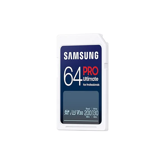 Samsung PRO Ultimate SD Card 64GB + USB-kaartlezer