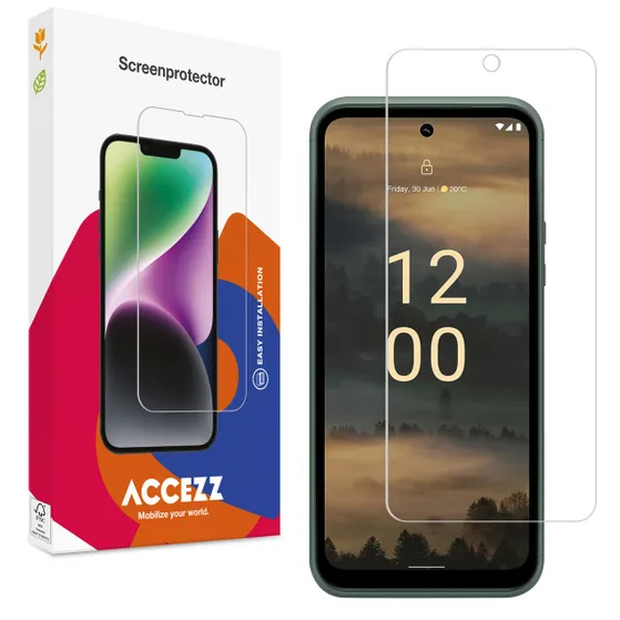 Accezz Gehard Glas Screenprotector Nokia XR21 Transparant