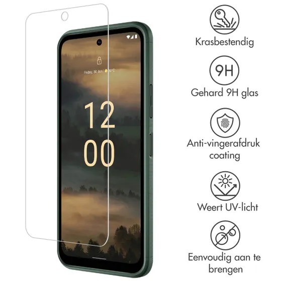 Accezz Gehard Glas Screenprotector Nokia XR21 Transparant