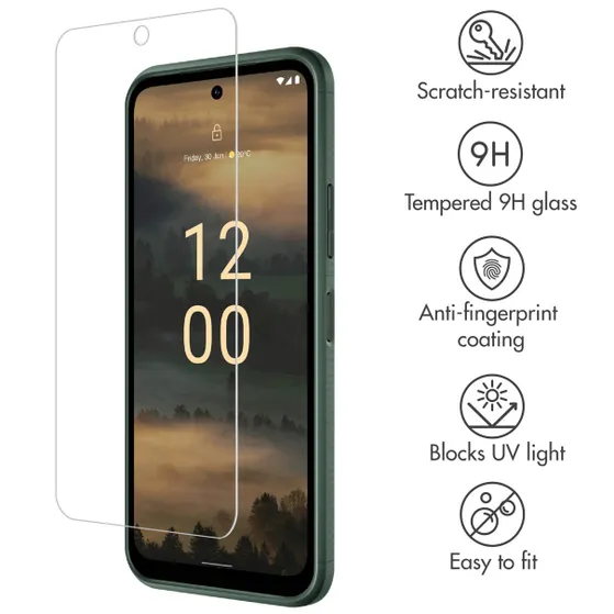 Accezz Gehard Glas Screenprotector Nokia XR21 Transparant