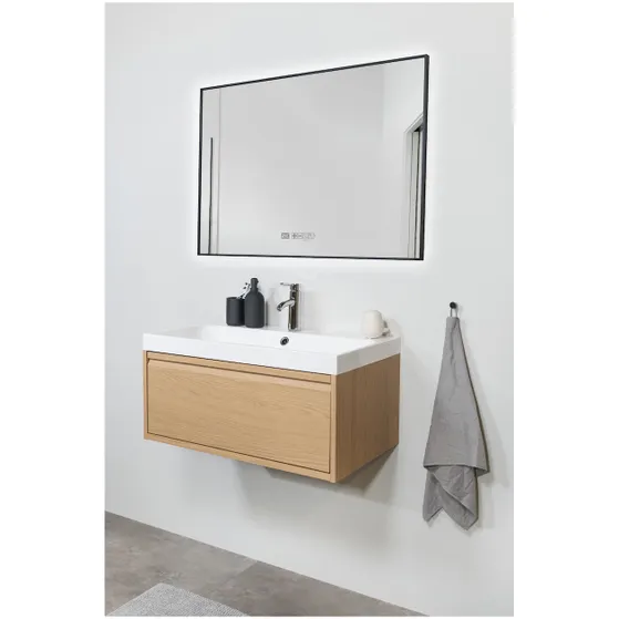Eurom Sani 600 Mirror LED WiFi Zwart
