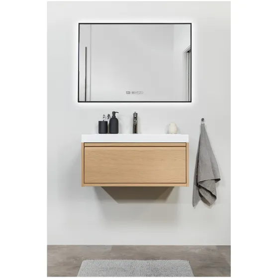 Eurom Sani 600 Mirror LED WiFi Zwart
