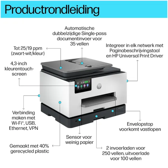 HP OfficeJet Pro 9130b All-in-One Printer