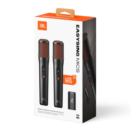 JBL EasySing Mics Zwart