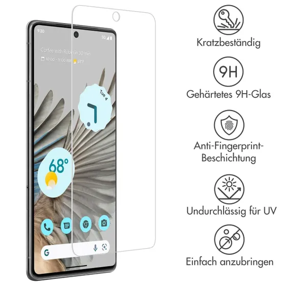 Accezz Gehard Glas Screenprotector Google Pixel 8 Transparant