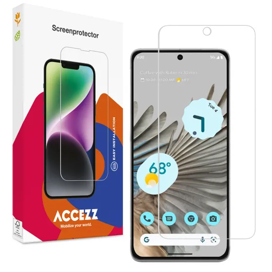 Accezz Gehard Glas Screenprotector Google Pixel 8 Transparant