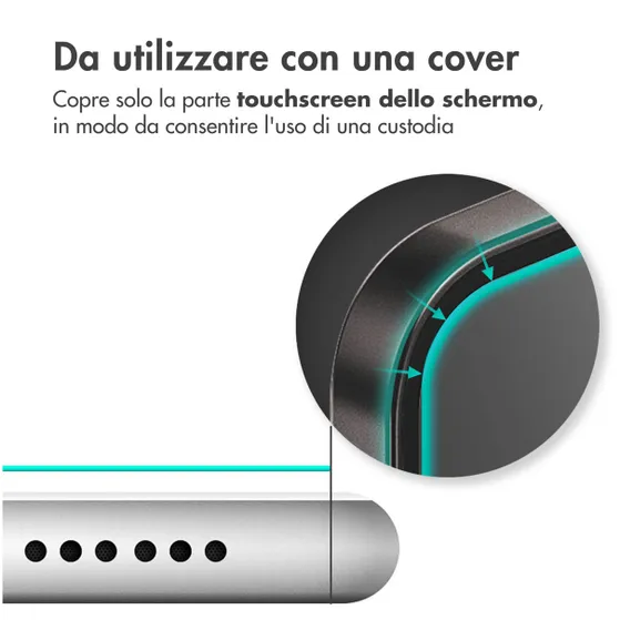 Accezz Gehard Glas Screenprotector Google Pixel 8 Transparant