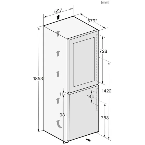 Miele KWNS 4784 DE Rvs