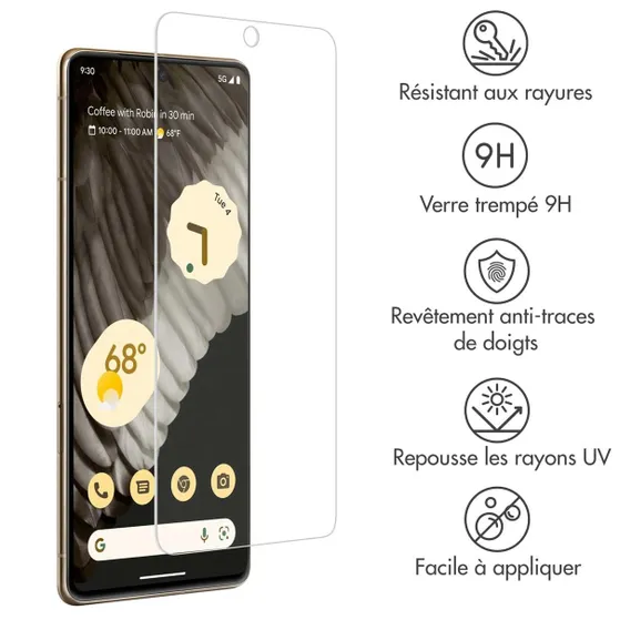Accezz Gehard Glas Screenprotector Google Pixel 8 Pro Transparant