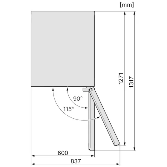 Miele KWT 4584 E zwart