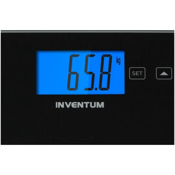 Inventum PW708ZW Zwart/rvs/transparant