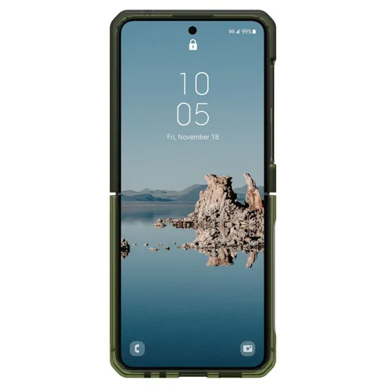 UAG Plyo Pro Backcover Samsung Galaxy Z Flip 5 Olijfgroen