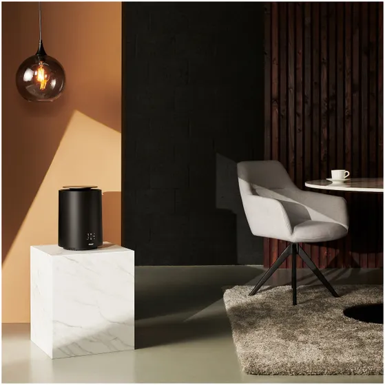 Duux Threesixty 2 Smart Fan + Heater Zwart