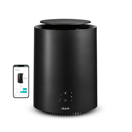 Duux Threesixty 2 Smart Fan + Heater Zwart