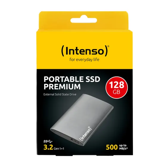 Intenso External SSD Premium 128GB Antraciet